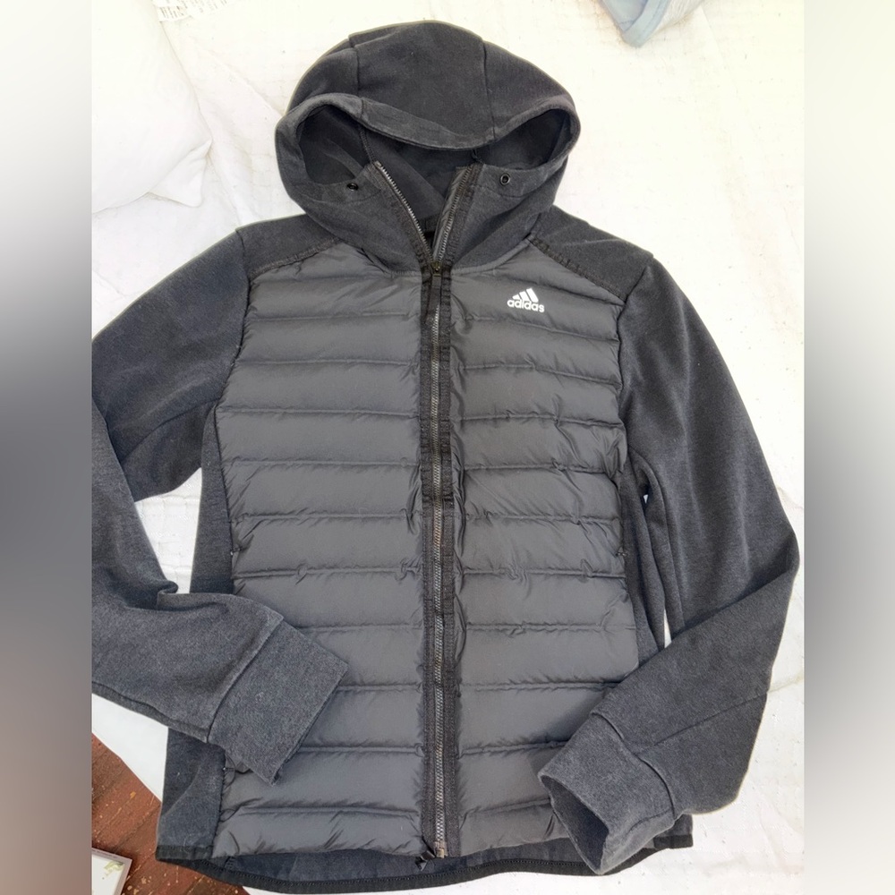 Adidas Puffer Zip up Hoodie